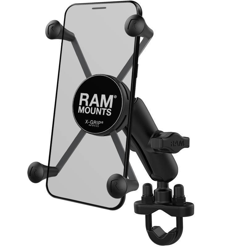 RAM® sestava - velký držák X-Grip® s krátkým ramenem a úchytem U-Bolt na průměr 0,50 "až 1,25"