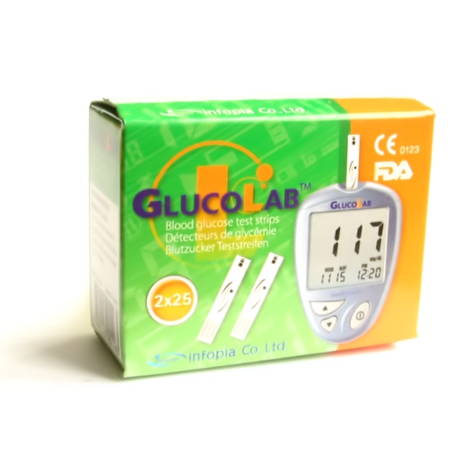 Testovací proužky GlucoLab 5 pack (5x50ks)