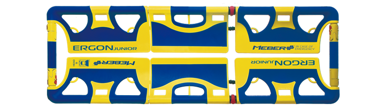 ERGON dětská  nosítka s funkcí scoop rámu s variabilní geometrií - žlutá / modrá