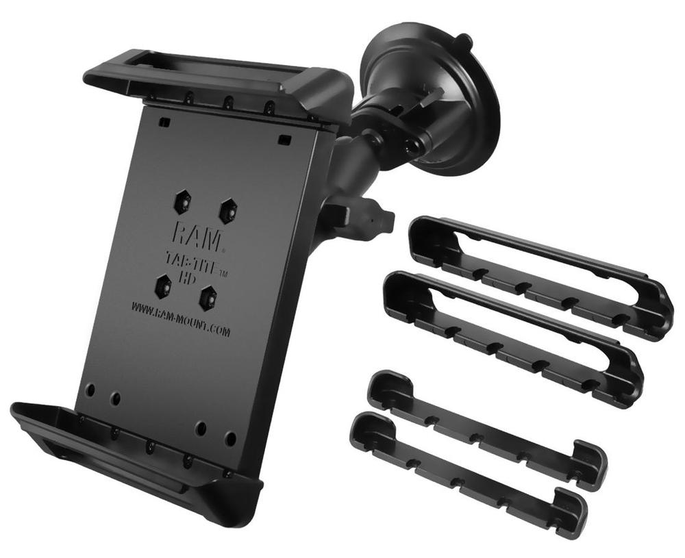 RAM® sestava - držák pro tablety Apple 9,7" se stř.ram., přísavkou 3,3"a kul.základnou 2,5"