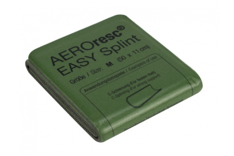 AEROresc® - EASY Splint - tvarovatelná dlaha  M - armádní zelená