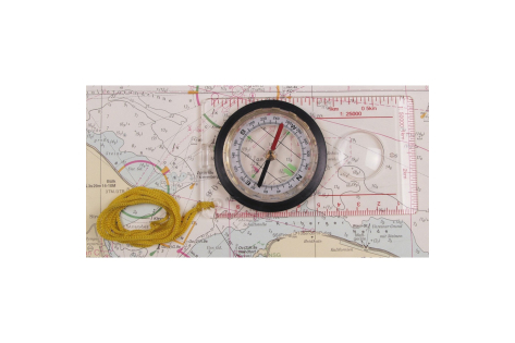 Mapový kompas MFH - průhledný