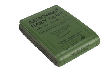 AEROresc® - EASY Splint - tvarovatelná dlaha  XL - armádní zelená