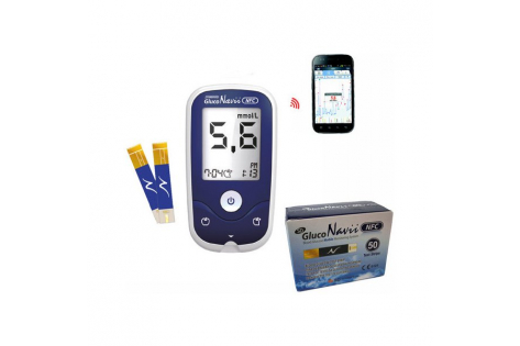 Glukometr SD Gluco Navii NFC Kompletní SET