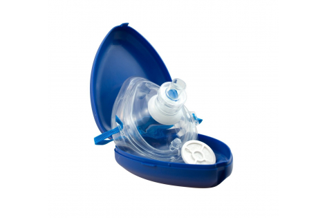 Kapesní dýchací maska AERObag® - modrá
