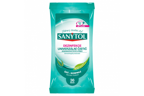 Sanytol Dezinfekce univerzální čistič - utěrky