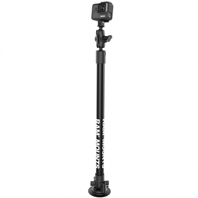 RAM® sestava - základna pro uchycení kamery GoPro®, 18" tyč, krátké rameno a přísavka 3,3"