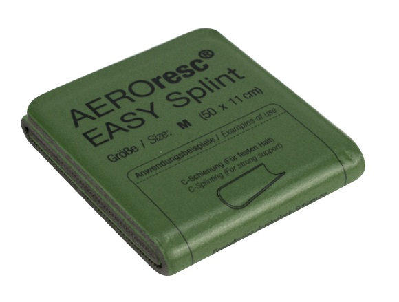 AEROresc® - EASY Splint - tvarovatelná dlaha  M - armádní zelená