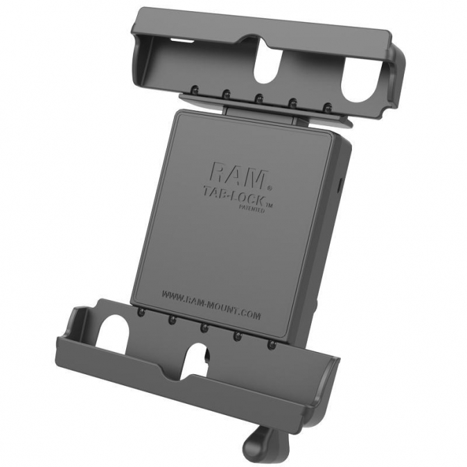 RAM® zamykatelný držák pro tablety 9"-10,5" s koncovkami pro vysoké zatížení
