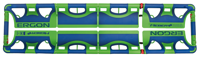 ERGON nosítka s funkcí scoop rámu s variabilní geometrií - zelená / modrá