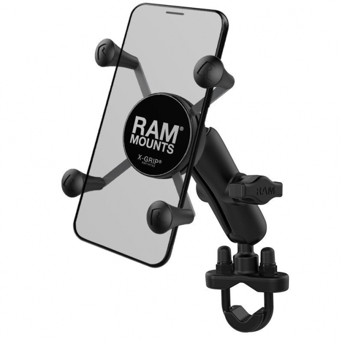 RAM® sestava - malý držák X-Grip® se středním ramenem a úchytem U-Bolt na průměr 0,50 "až 1,25"